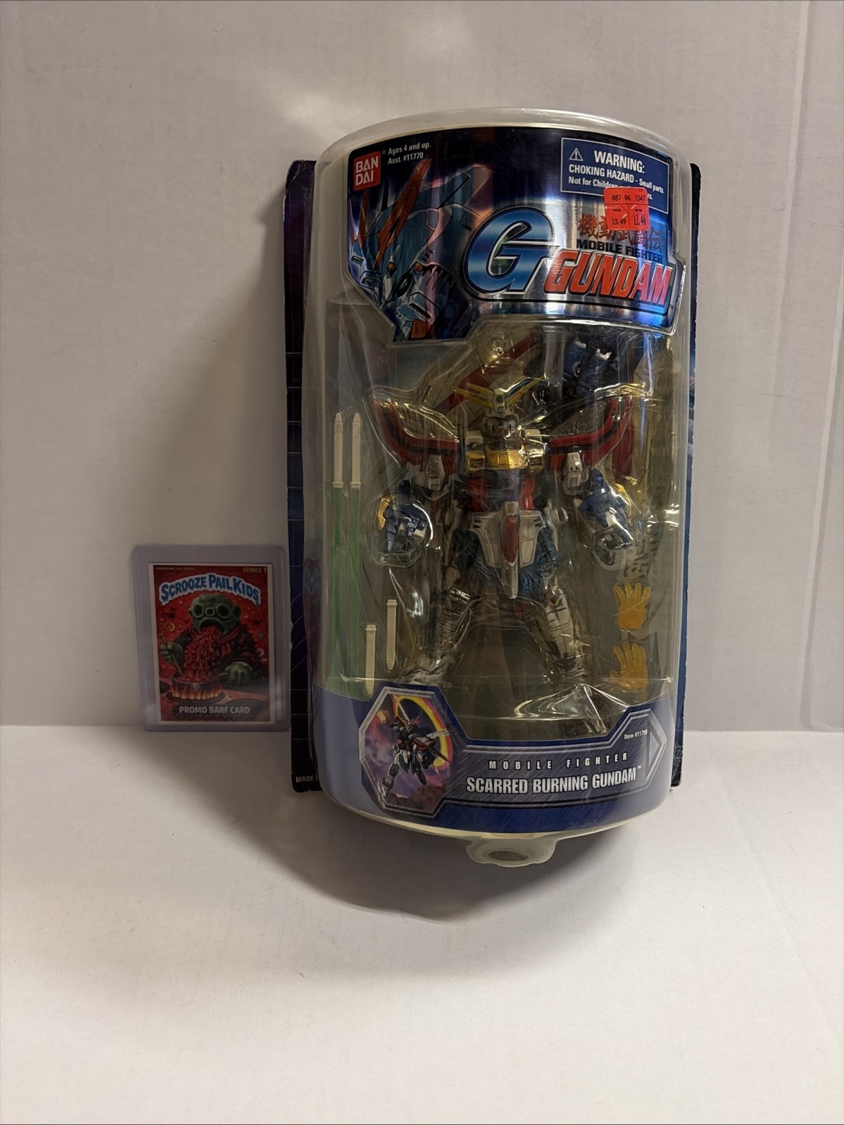 BANDAI Mobile Fighter G Gundam SCARRED BURNING Figure 7.5”
