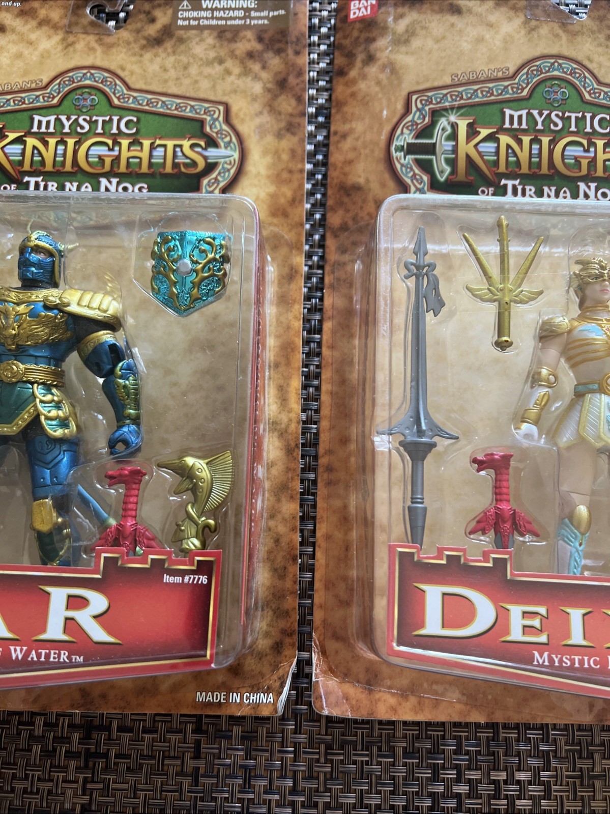Bandai Mystic Knights of Tir Na Nog Ivar & Deirdre Action Figure Armor Set