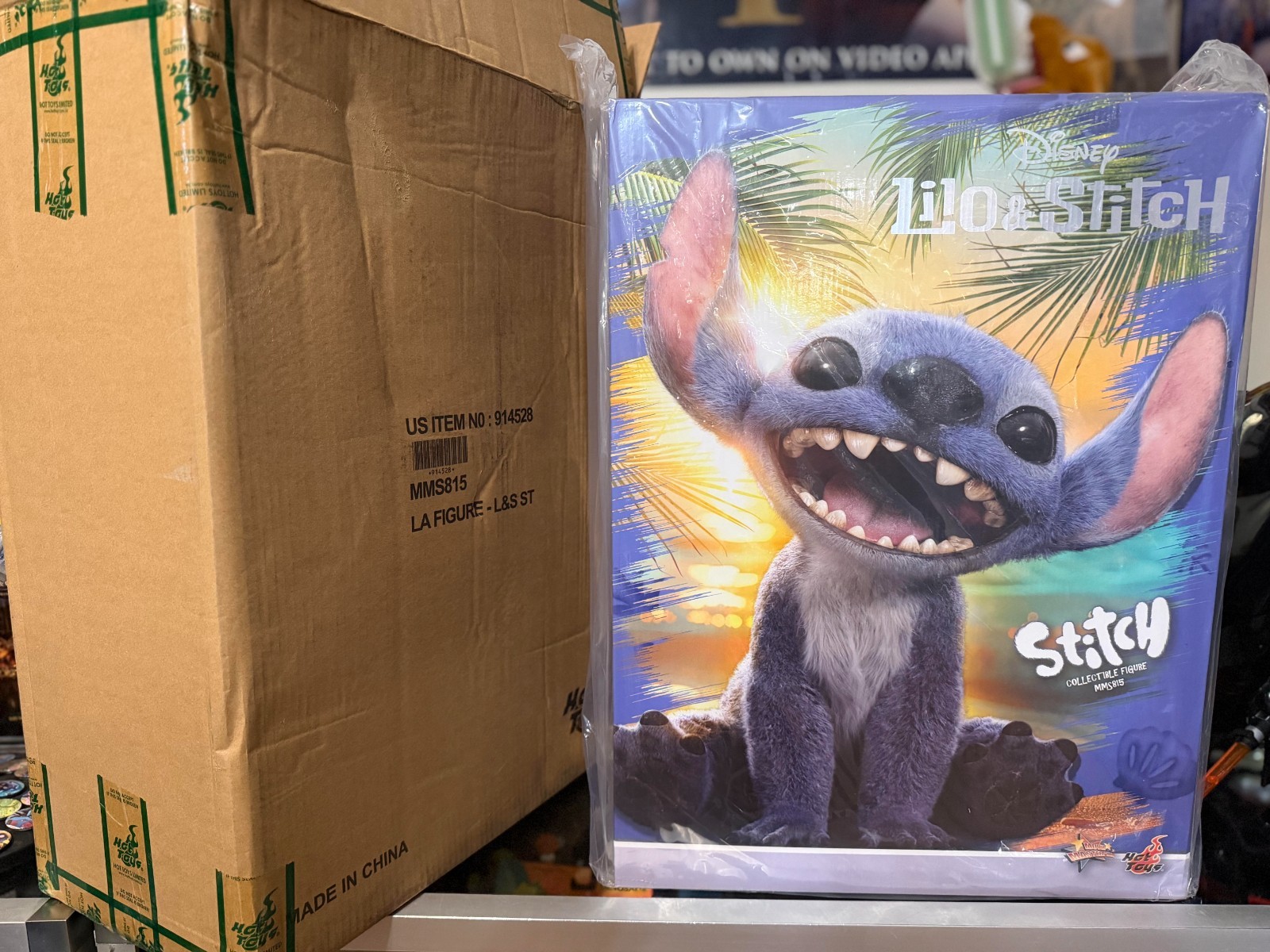 Hot Toys MMS815 Disney’s Stitch Collectible 1:1 Scale Life Size Figure