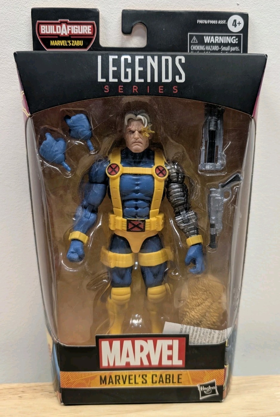 Hasbro Marvel Legends X-Men Cable 6” Action Figure ( Zabu BAF)