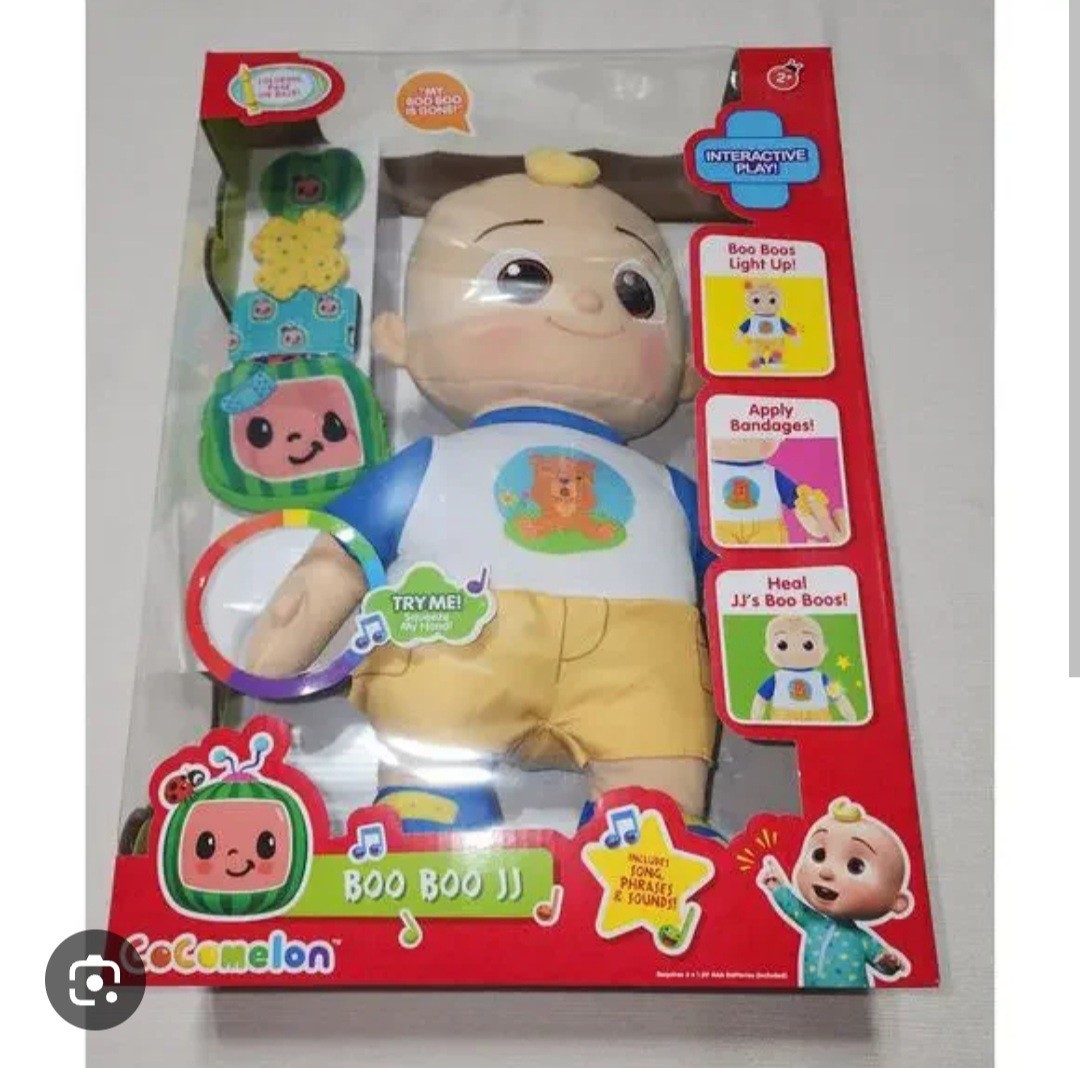 CoComelon Boo Boo JJ 12&Prime; Interactive Light-up Plush / Damaged Box!