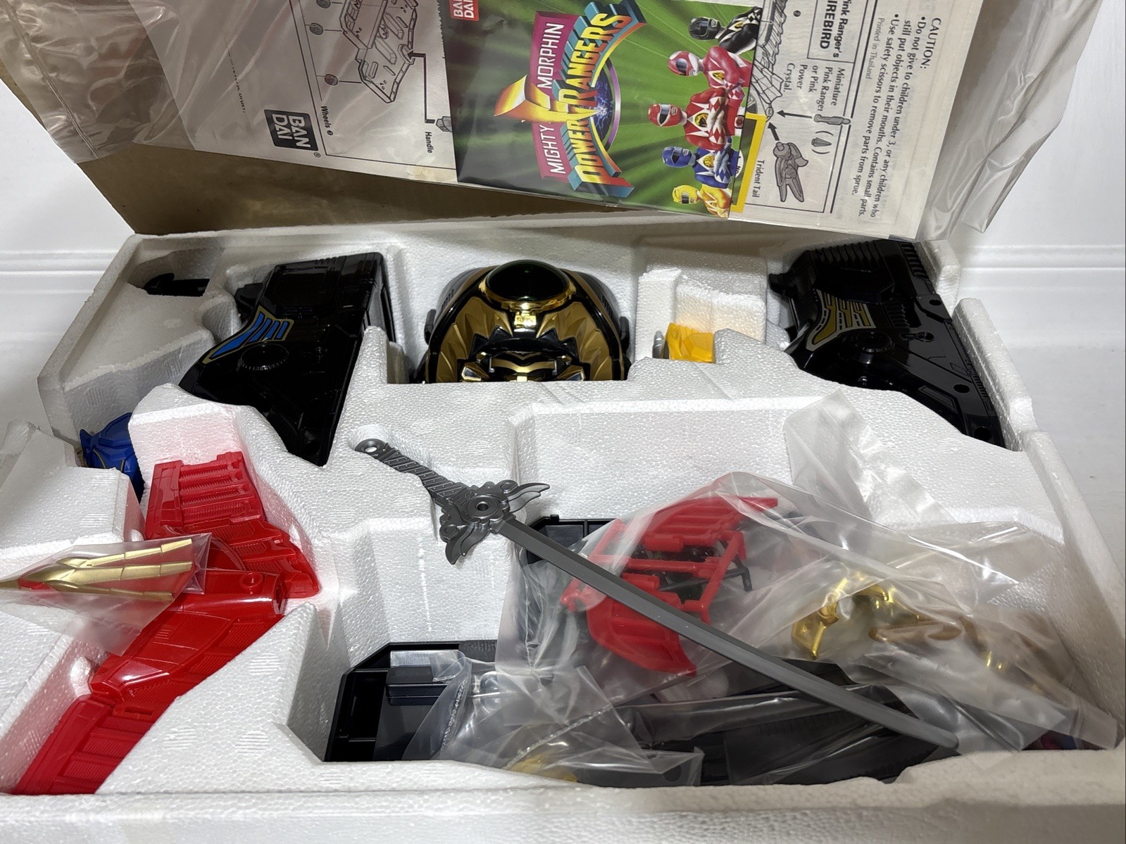 Mighty Morphin Power Rangers Thunder Megazord, UNUSED NEW in Open Box 1994