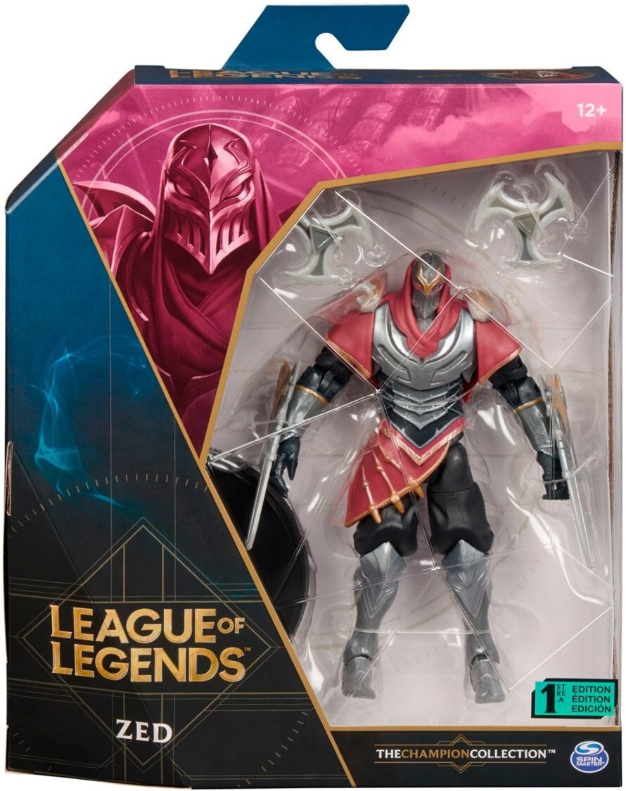 League of Legends – ZED 4&Prime; Inch Action Figure – 1st Edition Champion Collection