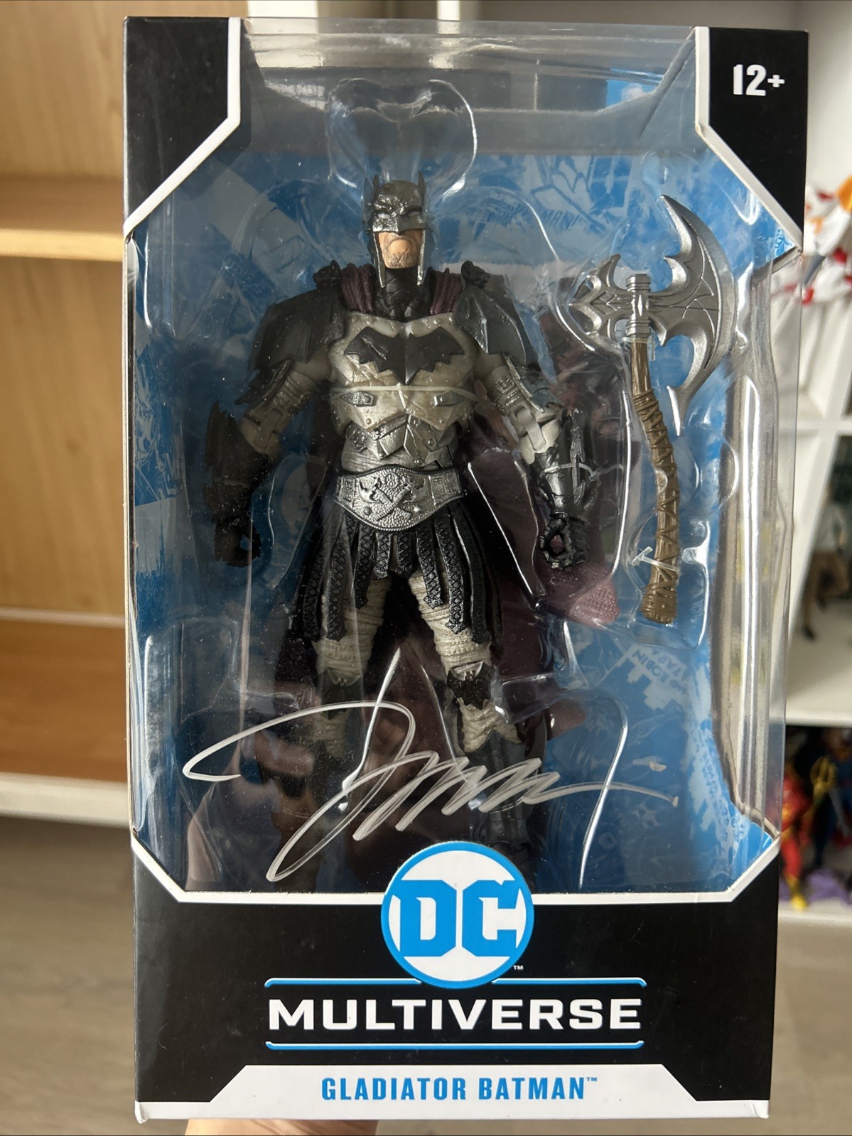 Signed By Jim Lee McFarlane Toys DC Multiverse Gladiator Batman 7-inch Action