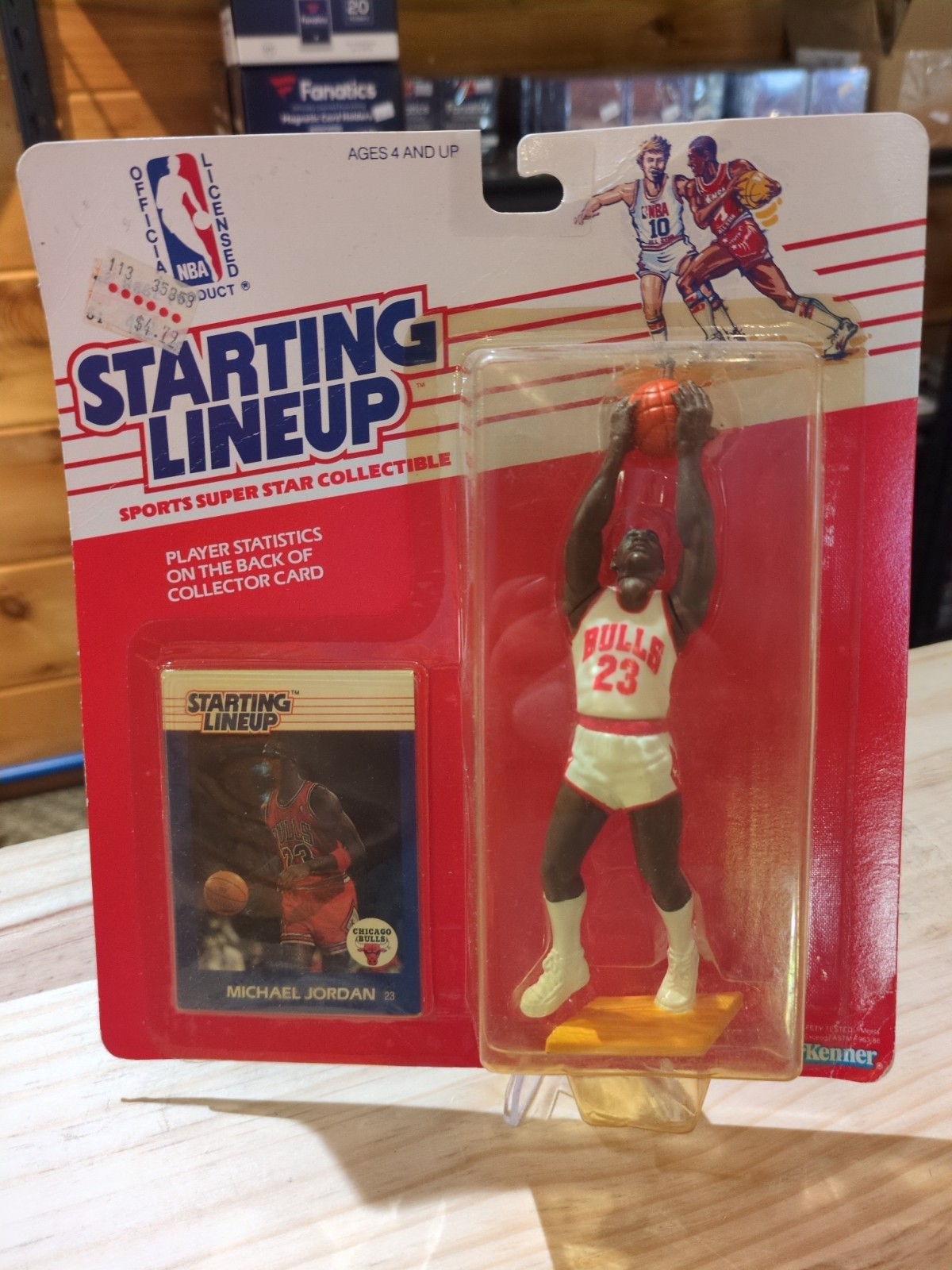 Michael Jordan 1988 Starting Lineup Basketball In Package W/ Card BGR C