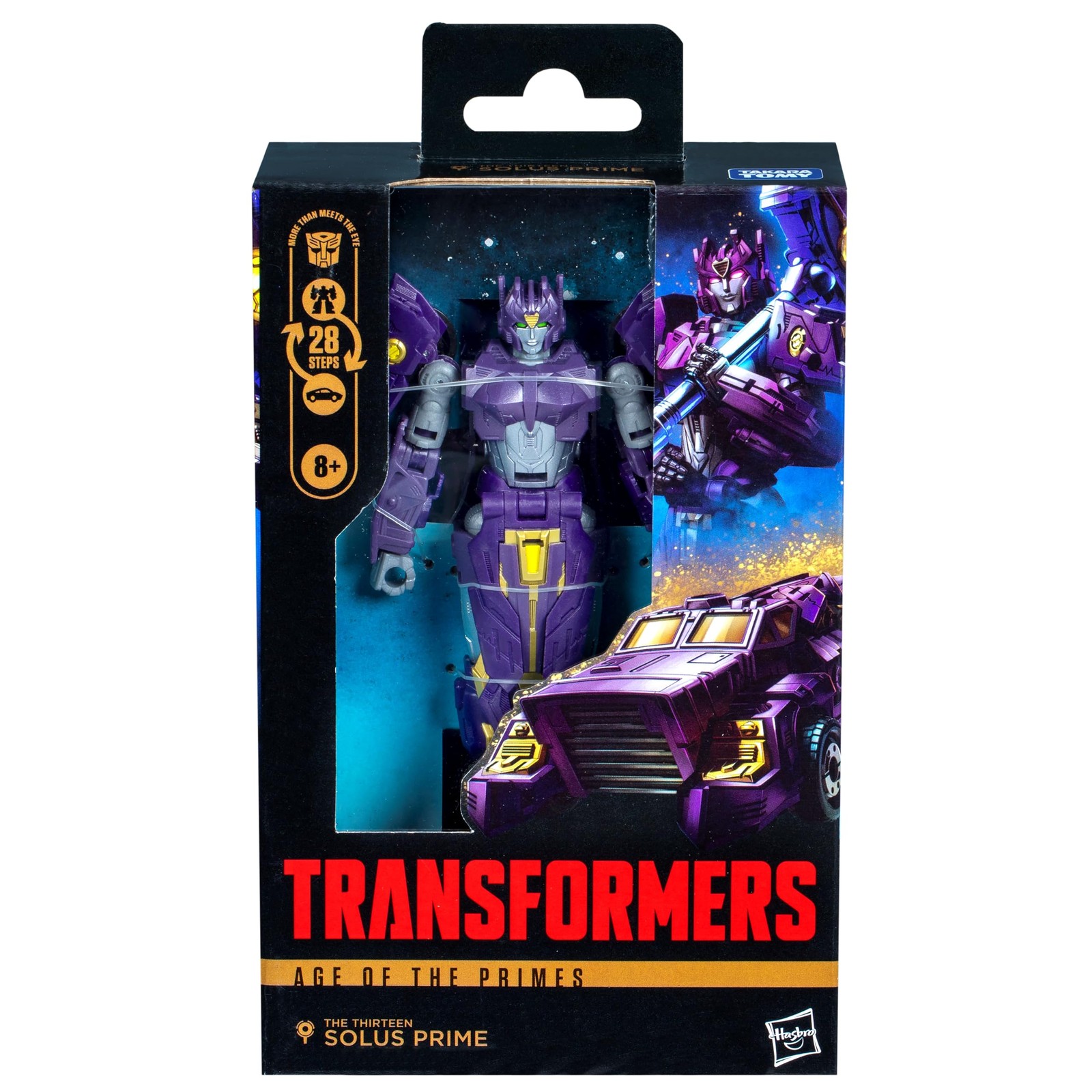 Age of The Primes Deluxe Class The Thirteen Solus , 5.5-inch Converting Actio…