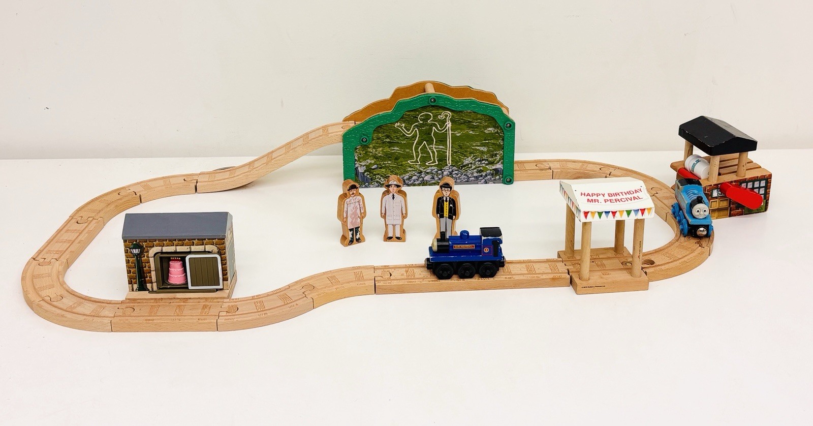 Main in the Hills Set Thomas & Friends Wooden Railway LC99598 Incomplete