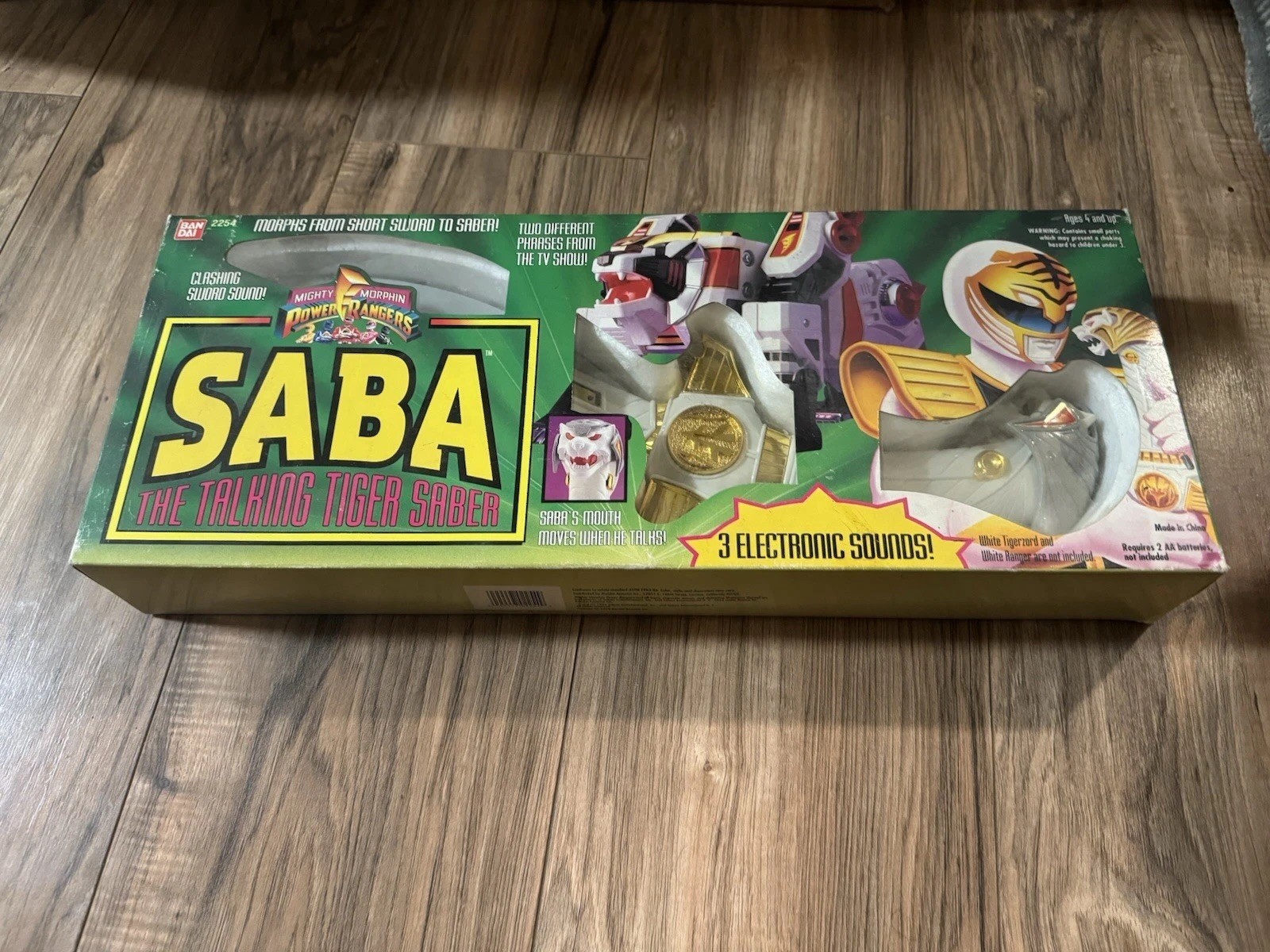 Vintage Saba tiger sabre from Bandai Power Rangers