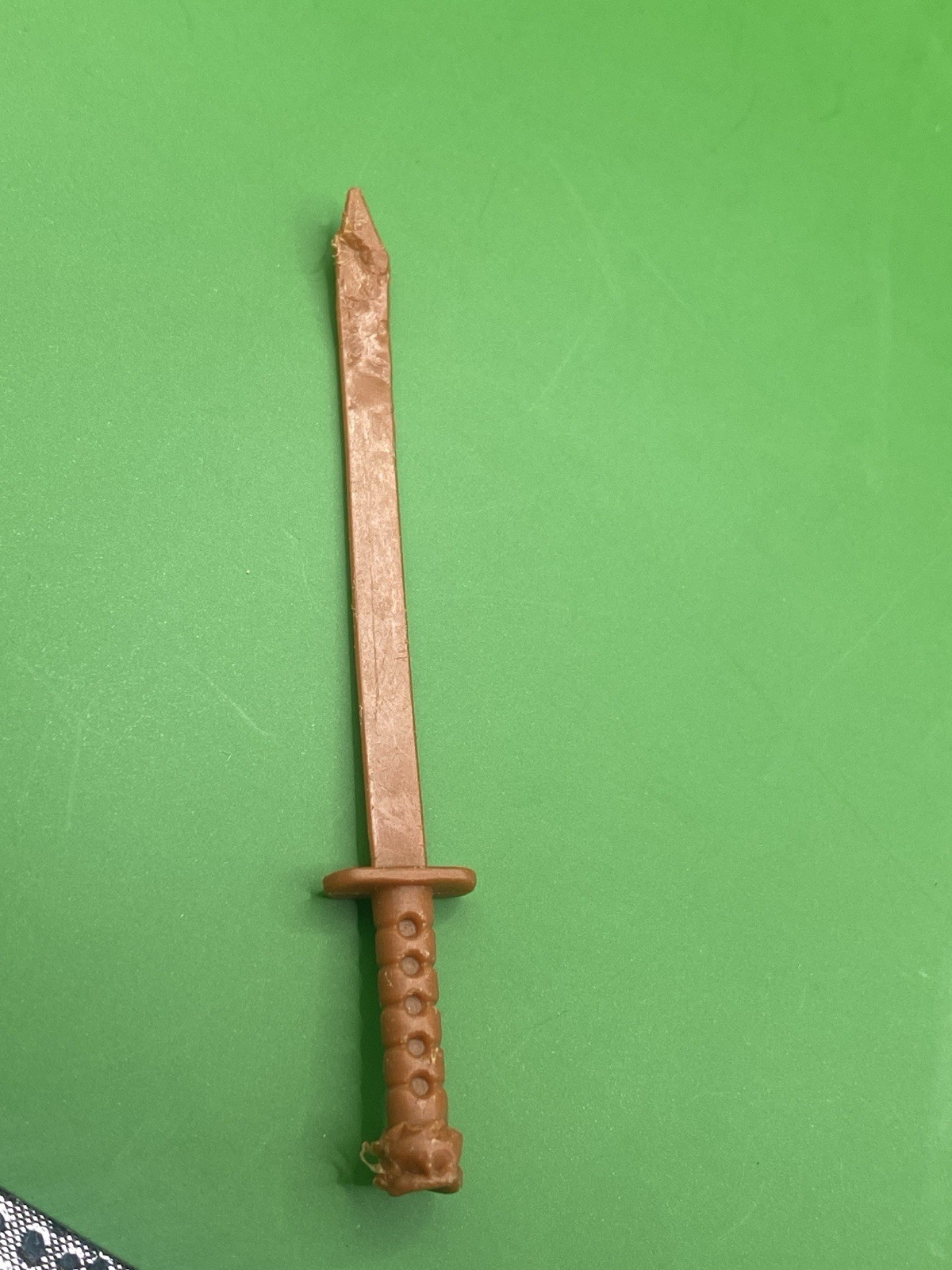 TMNT Leonardo Sword Teenage Mutant Ninja Turtles Damaged Chewed Up Tip And End