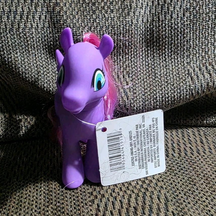 Just Pretending Winged Pegasus Pony Action Figure Purple & Pink w/ Accessory 3+