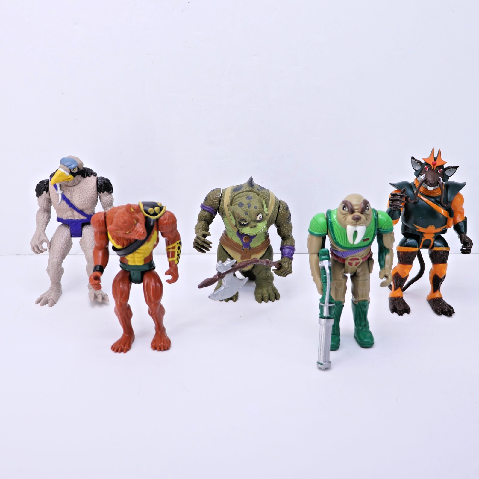1985 LJN Toys Thundercats Figure Lot Tuska Telepix Jackalman Ratar-O Vulture Man