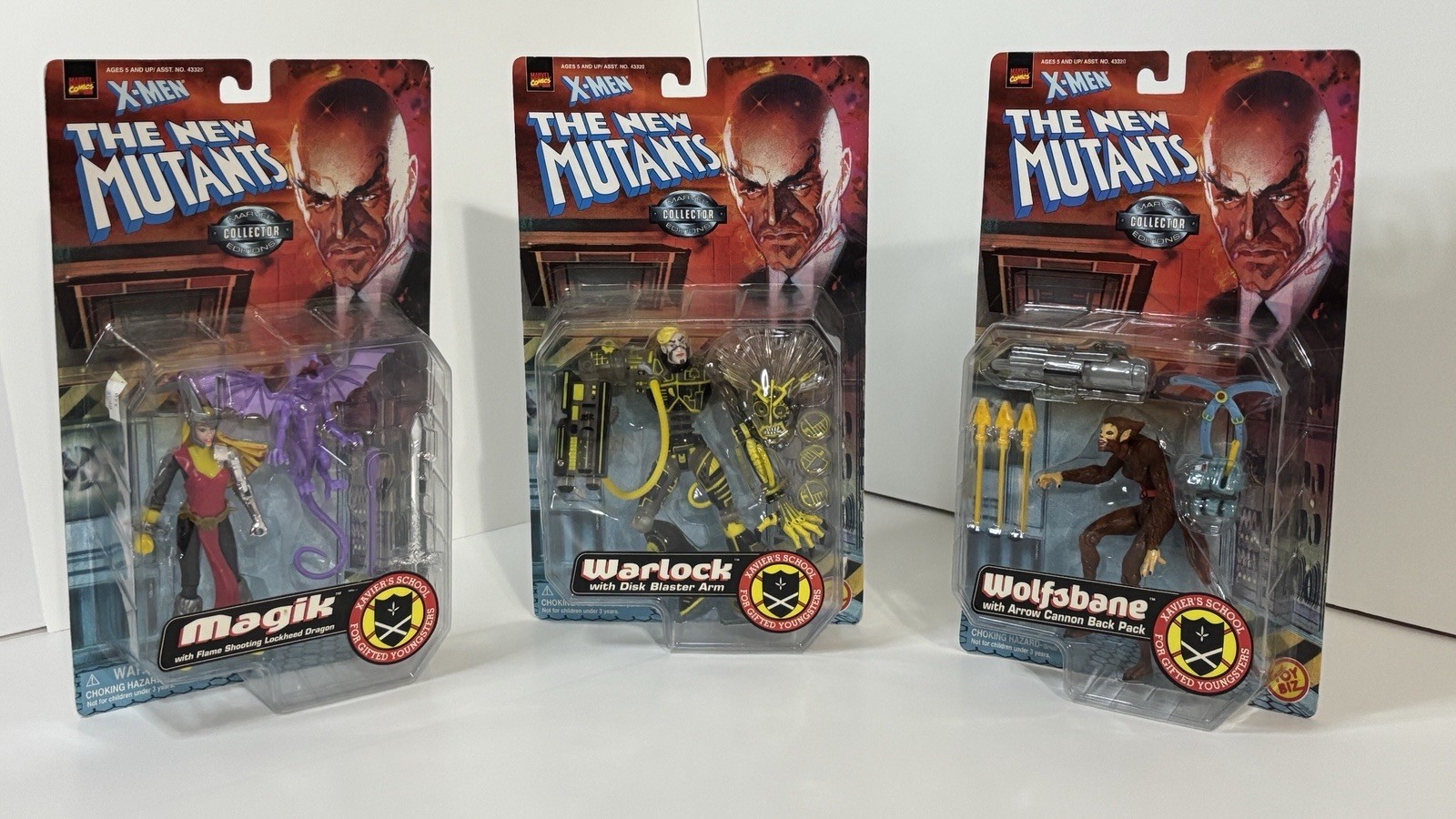 Marvel Toy Biz The New Mutants 1998 Figure Complete Set MOC Sealed