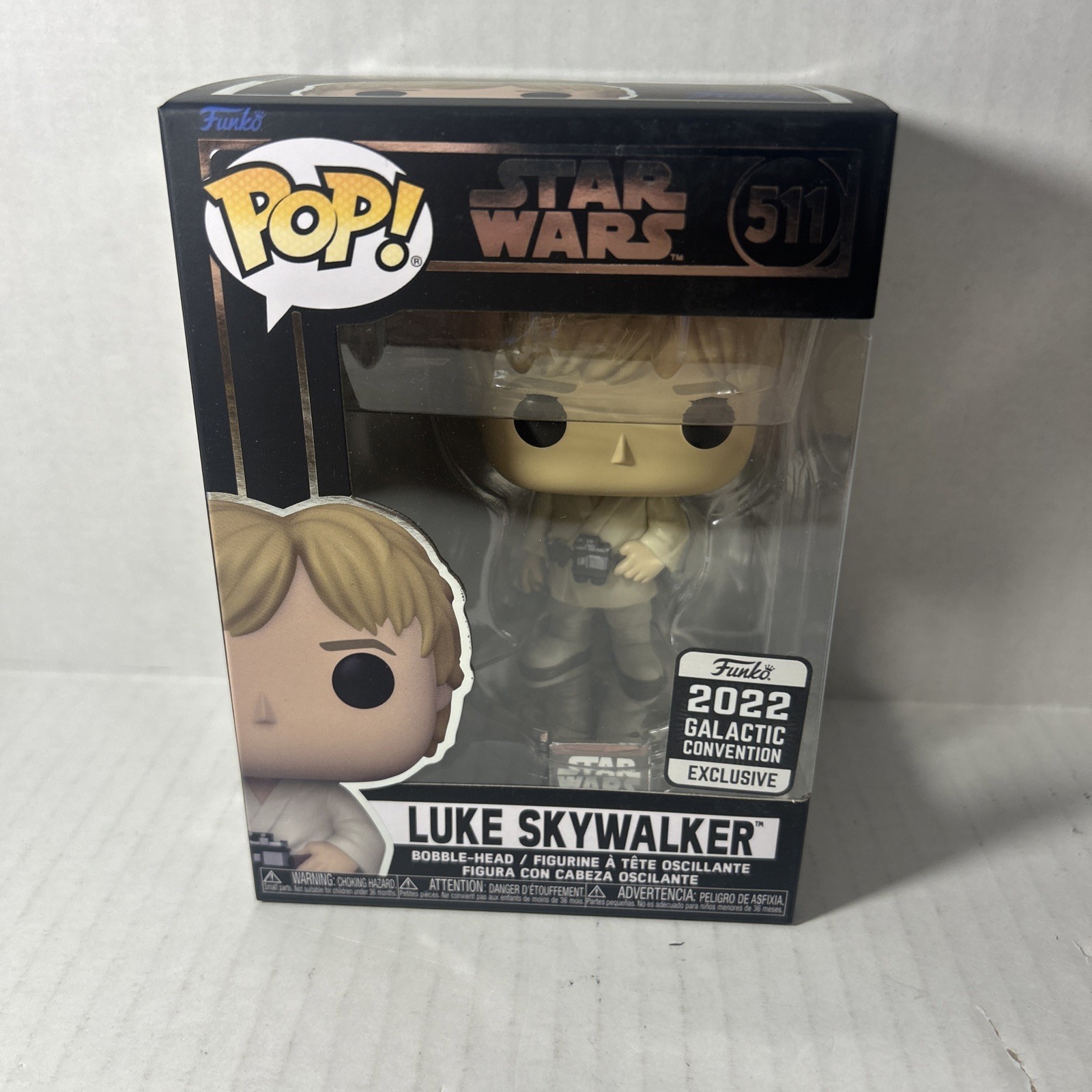 Funko POP! Star Wars Luke Skywalker #511 2022 Galactic Convention Exclusive
