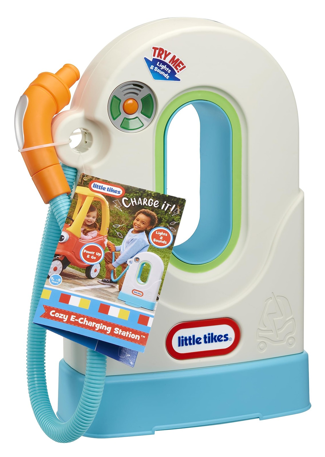 Cozy E-Charging Station with Interactive Lights, Sounds for Pretend Play for Kid
