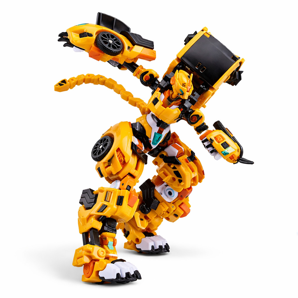 [NO BOX] Authentic Metal Cardbot W Tachy Transforming Robot Car Toy SAMG