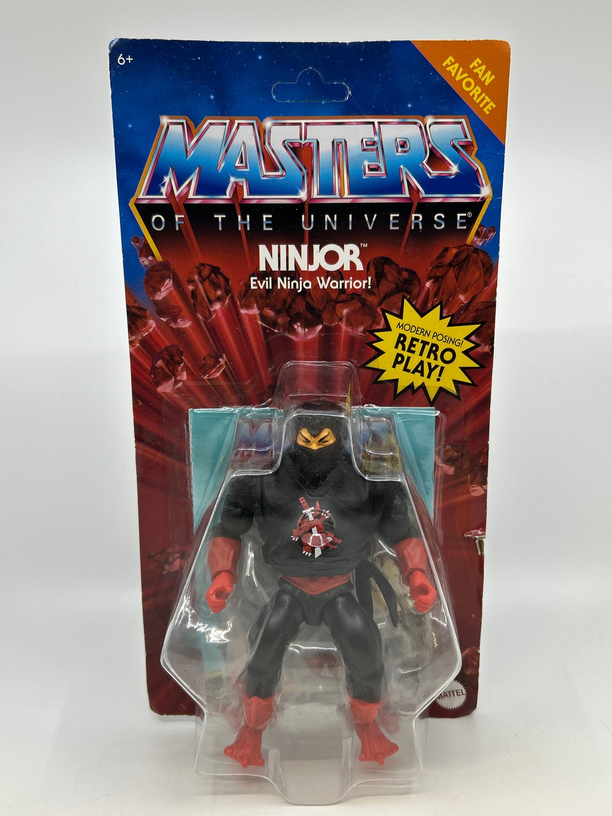 Masters of the Universe Origins Action Figure, Ninjor Collectible, MOTU Evil Nin