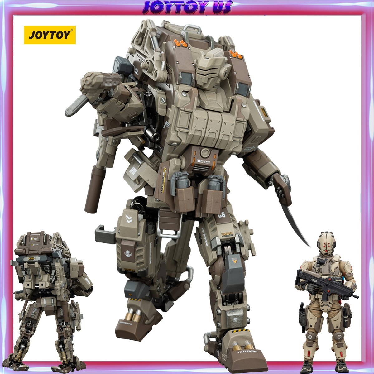 JOYTOY Dark Source 1/25 APOC Series Sky Striker Precision Strike Mech & Samuel