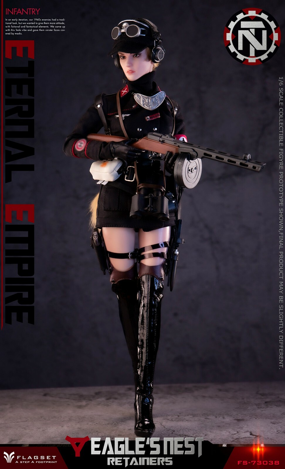 FLAGSET FS-73038 Eternal Empire eagle nest guards – Martina 1/6 Action Figure
