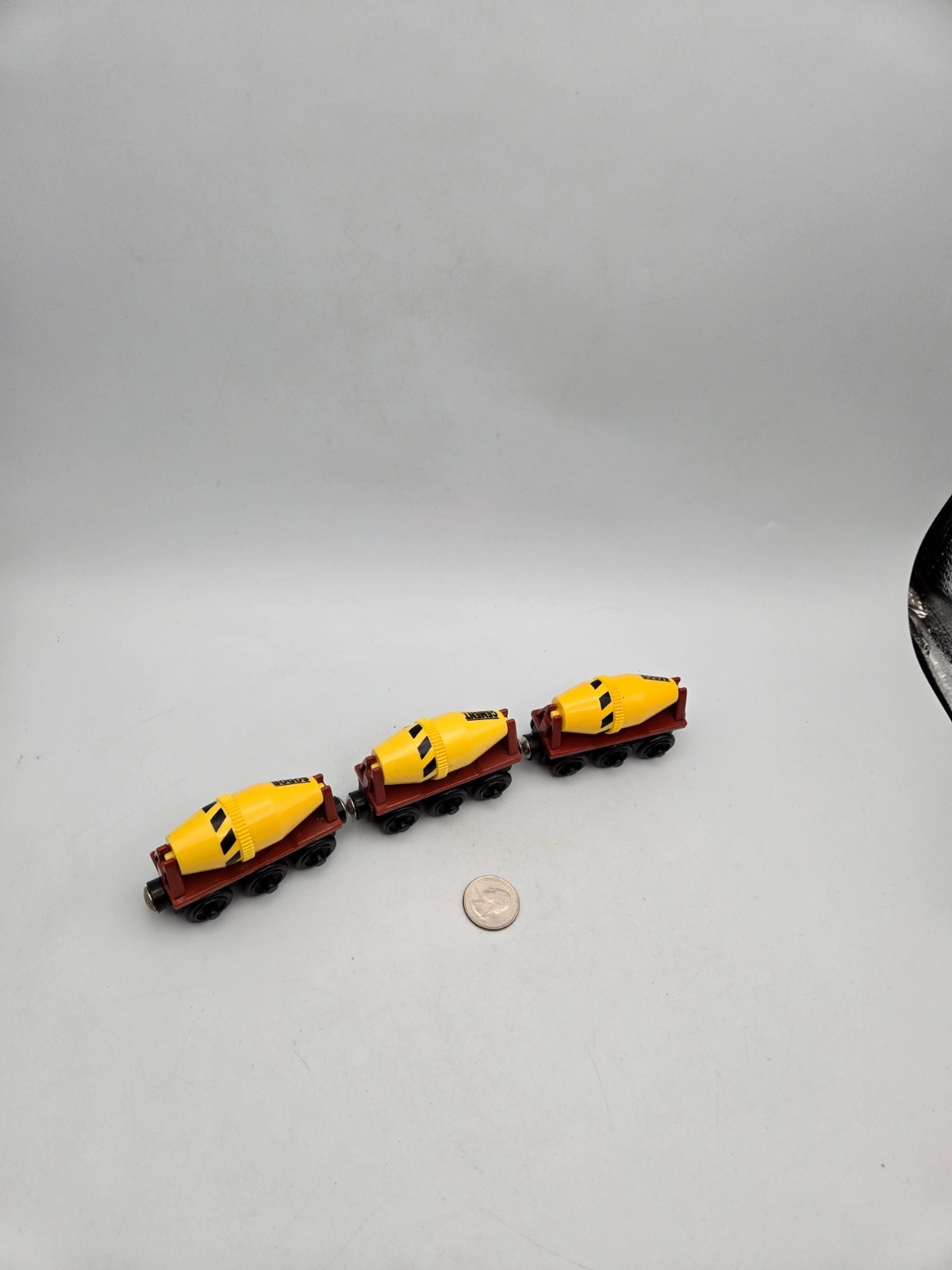 Thomas & Friends Wooden Railway Tank Engine – Sodor Cement Mixer Train Lot x3