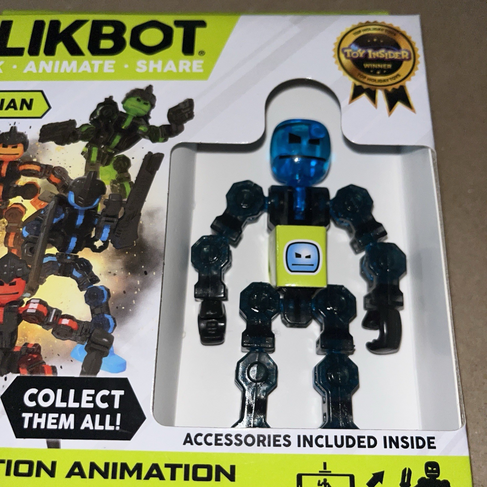 Klikbot Stop Motion Animation Figure – Guardian – Barrage – Zing – NEW!