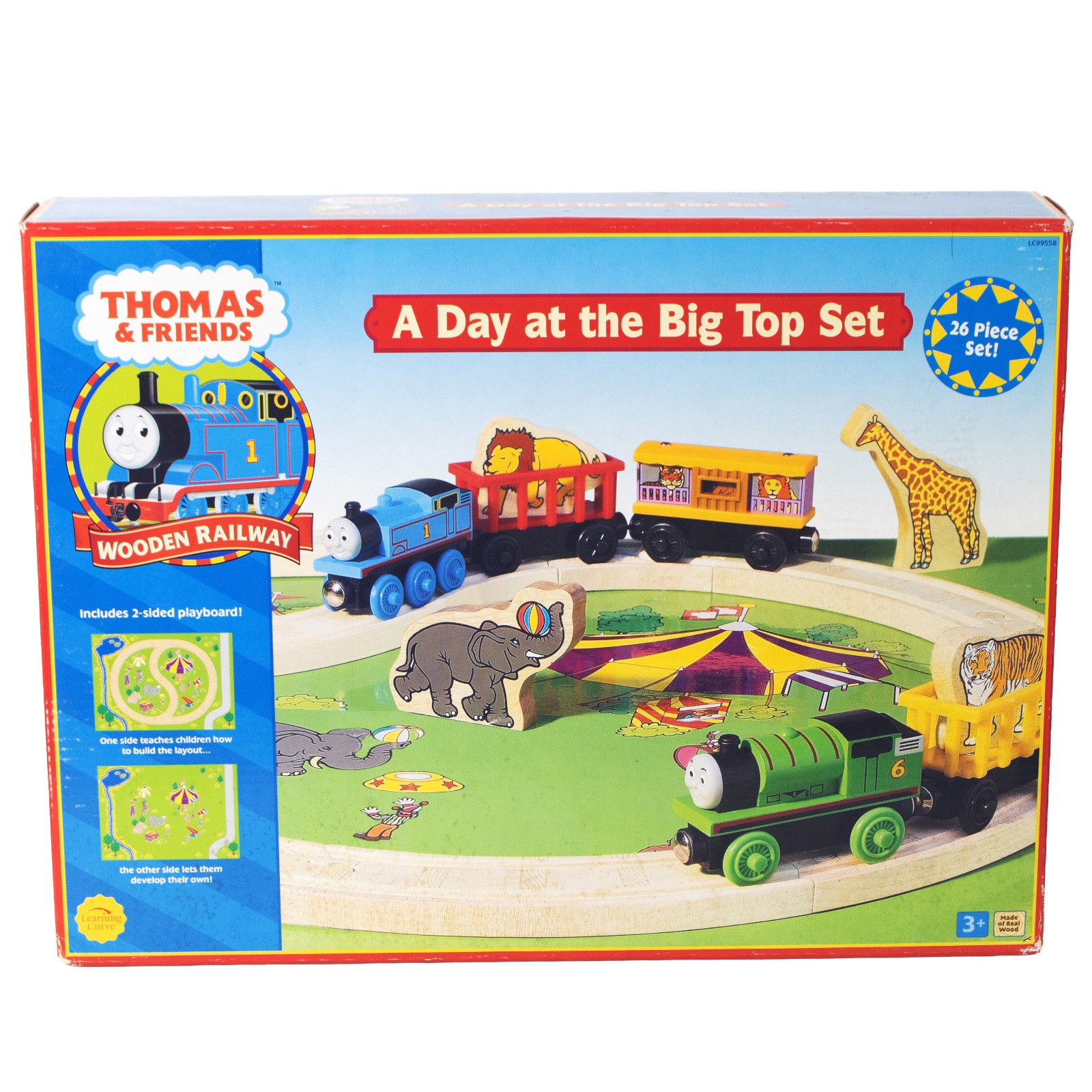 Thomas & Friends A Day at the Big Top 26-Piece Set Wooden Railway – New In Box