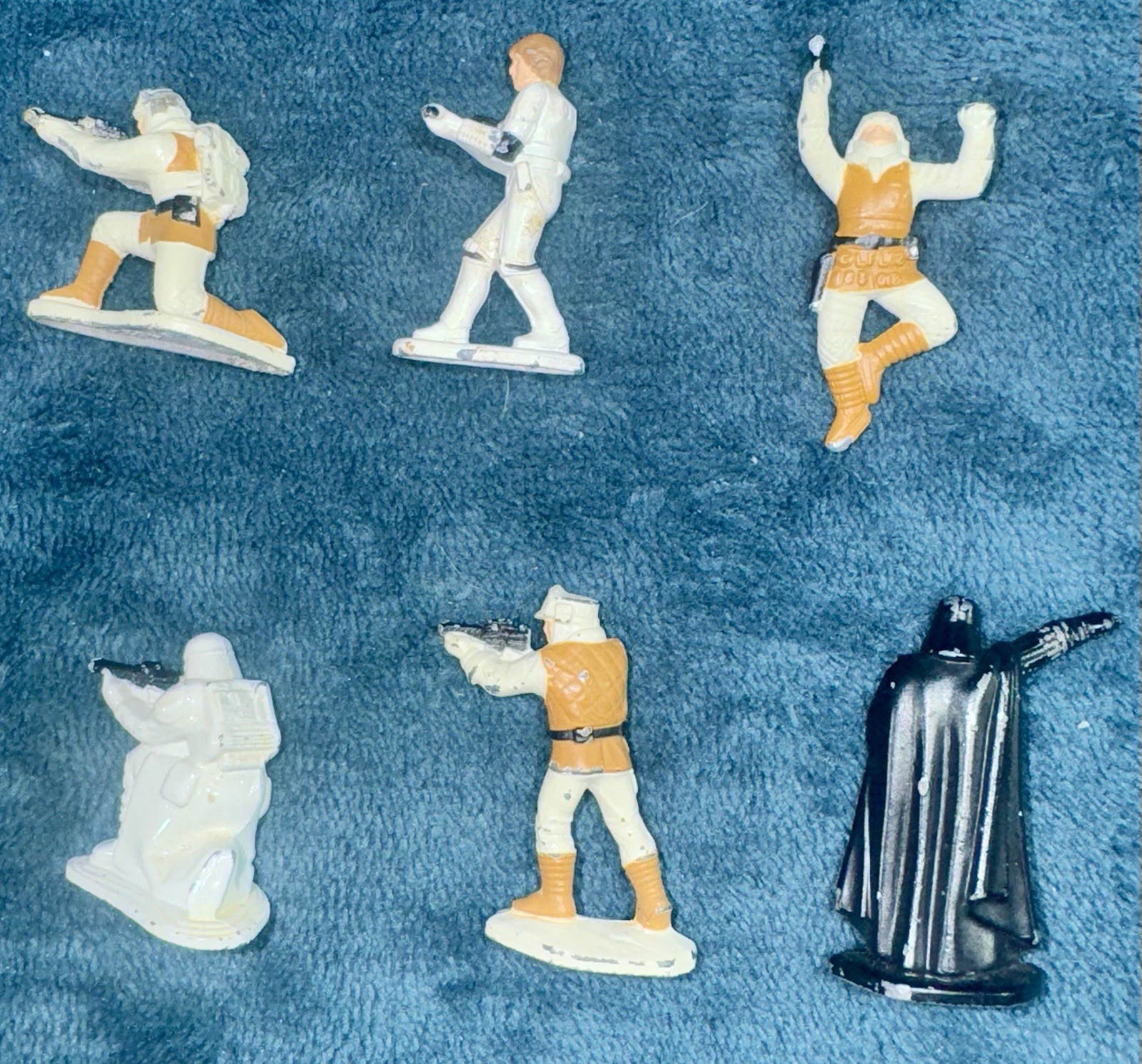 Star Wars Micro Collection Hoth Wampa Cave Complete + 6 xtra Figures Kenner 1982