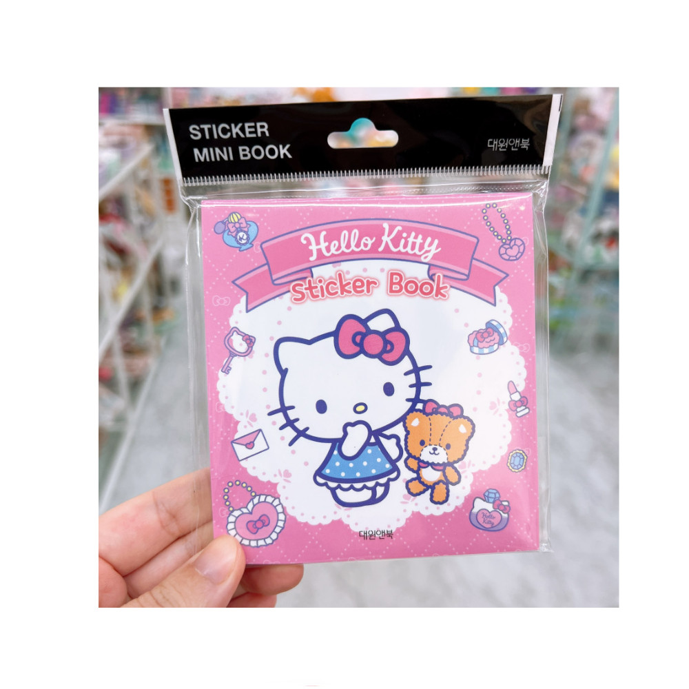 Hello Kitty Official SANRIO Sticker Book Mini 24 Sheets 4x 3 inches Portable NEW