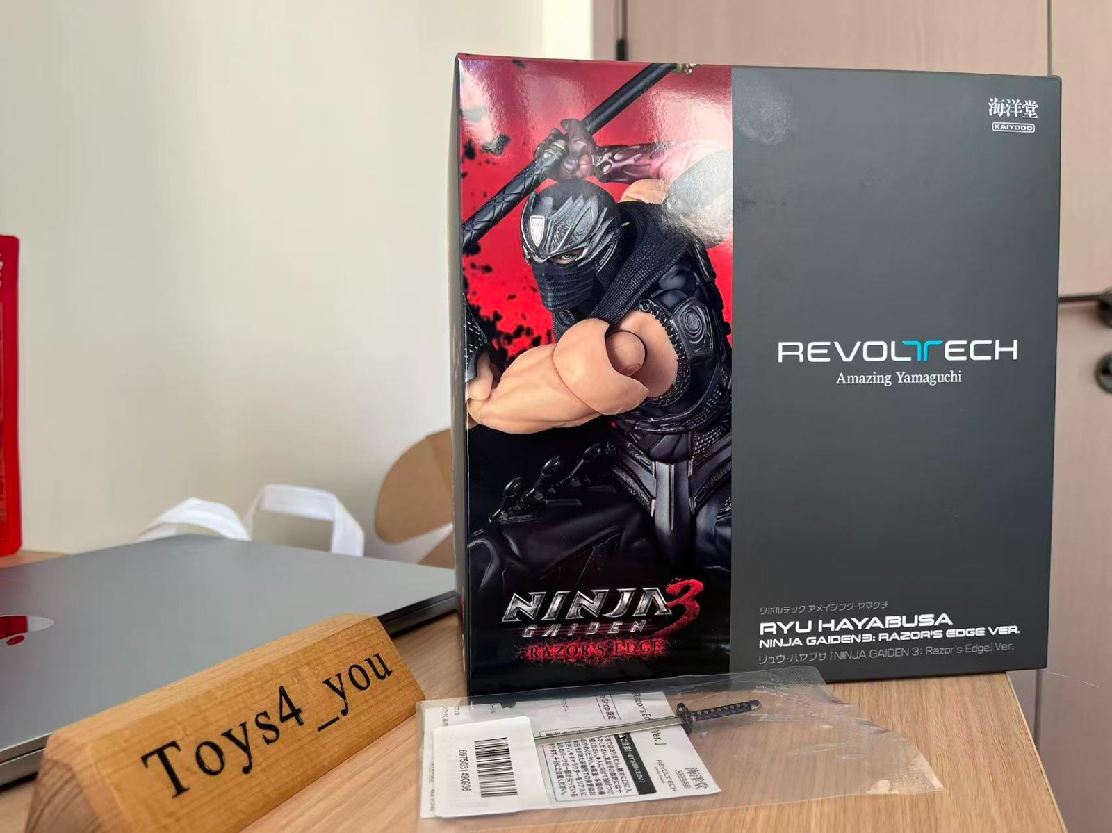 Kaiyodo Amazing Yamaguchi NINJA GAIDEN 3 Ryu Hayabusa with Bonus Parts In Stock