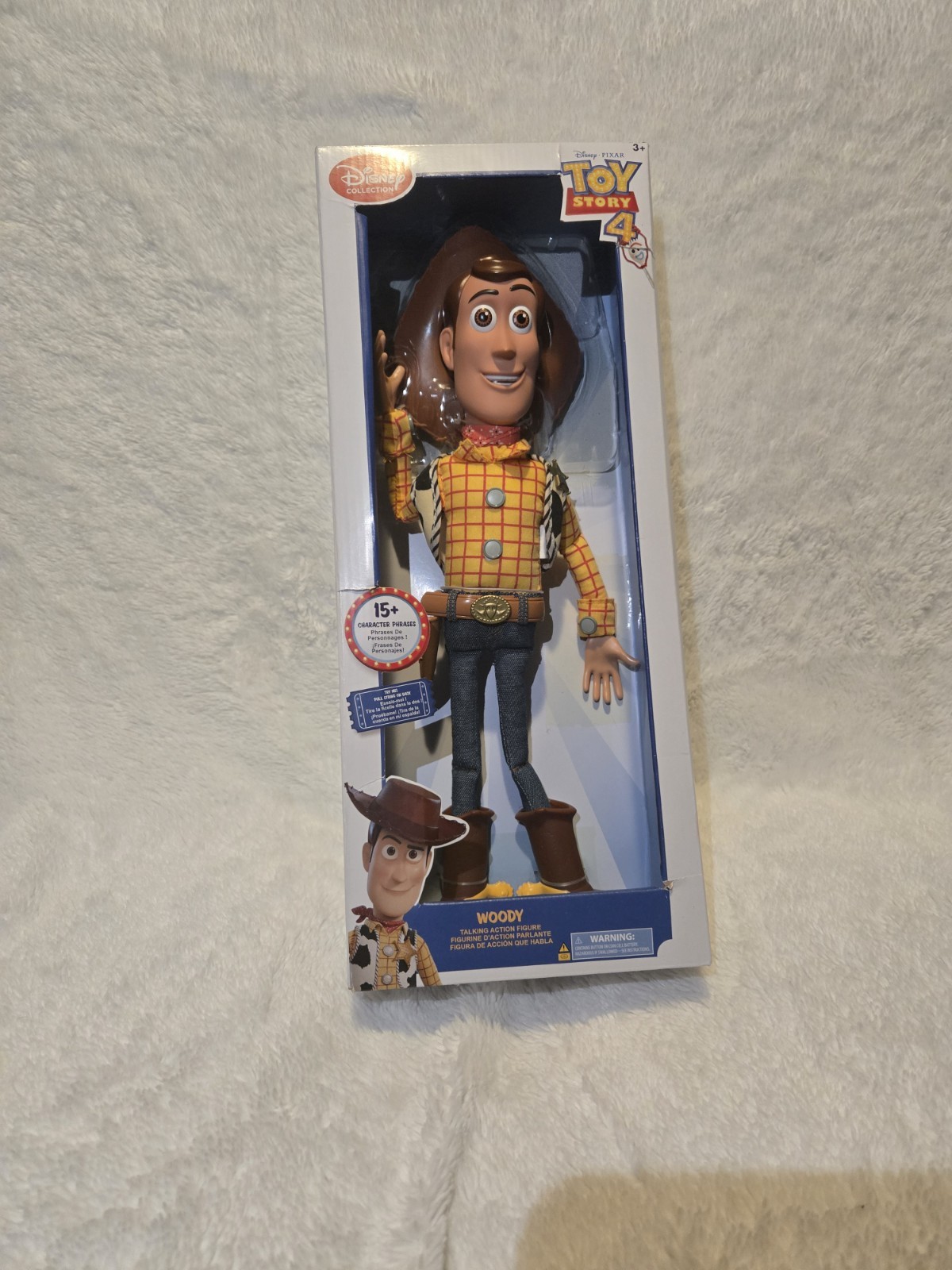 Disney Pixar Toy Story 4 Talking Woody 16&Prime; Action Figure Doll NEW