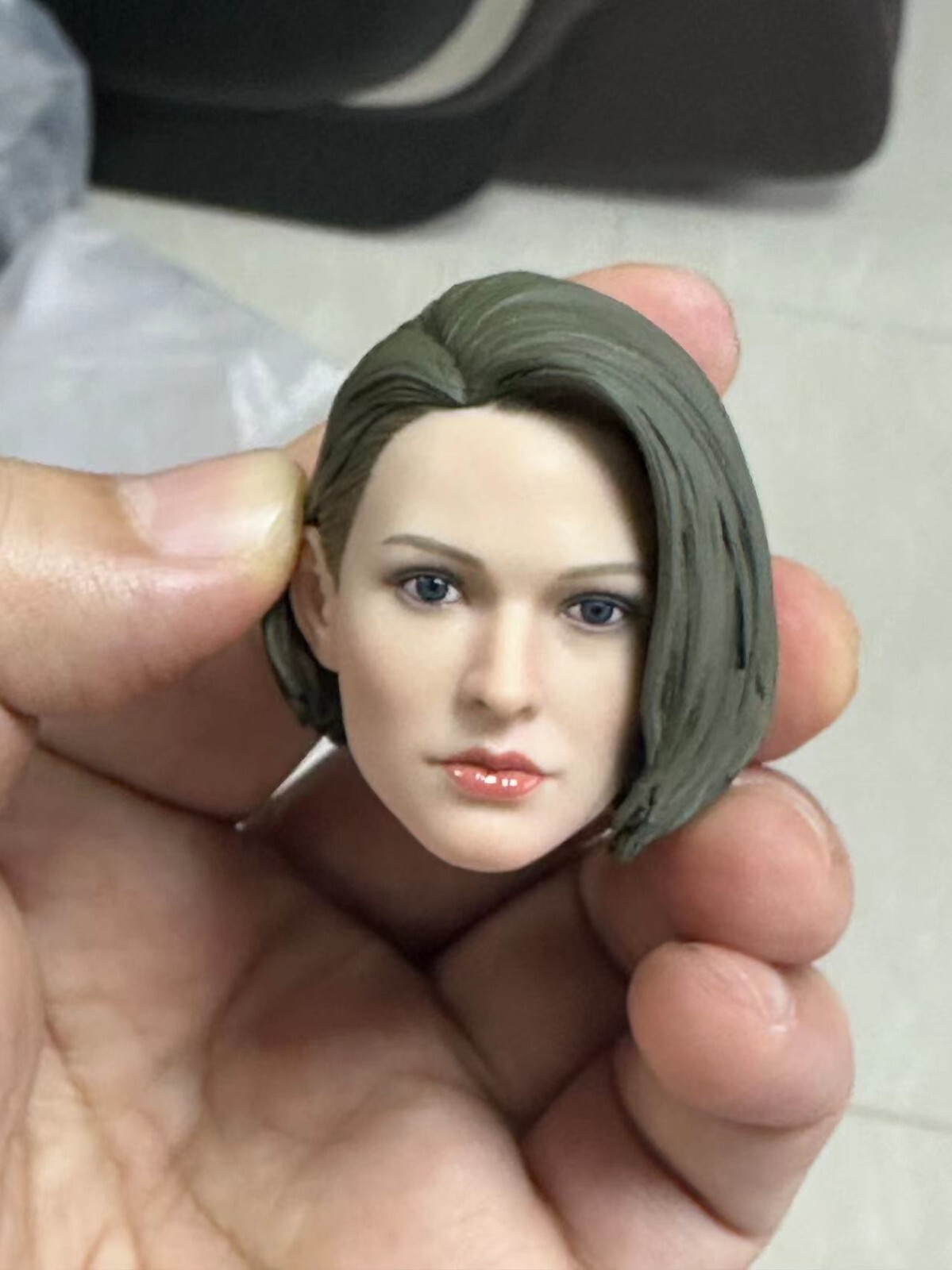 US 1:6 Female Girl Agent Girl Head Sculpt For 12&Prime; Female Action Figure Body Toys