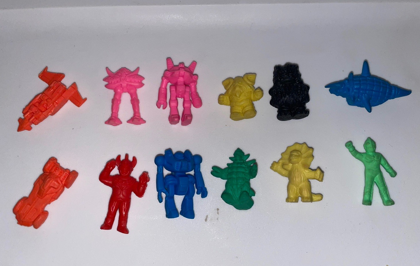 Japan 80s Popy Kaiju Keshi Ultraman Rubber Eraser Vinyl Soft Figure Lot 12