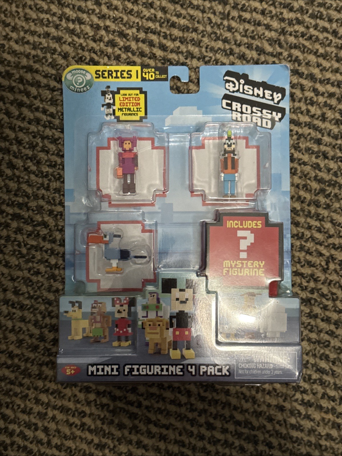 Disney Crossy Road 4 Pack Mini Figure With Mystery Figure – Series 1