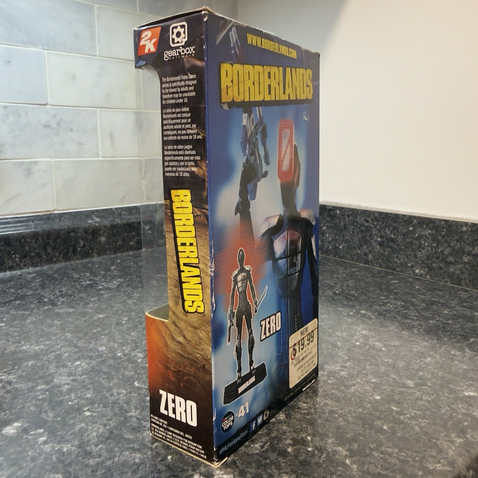 MCFARLANE Borderlands Zero Figure Gold Key Edition NEW SEALED AUTHENTIC COMPLETE