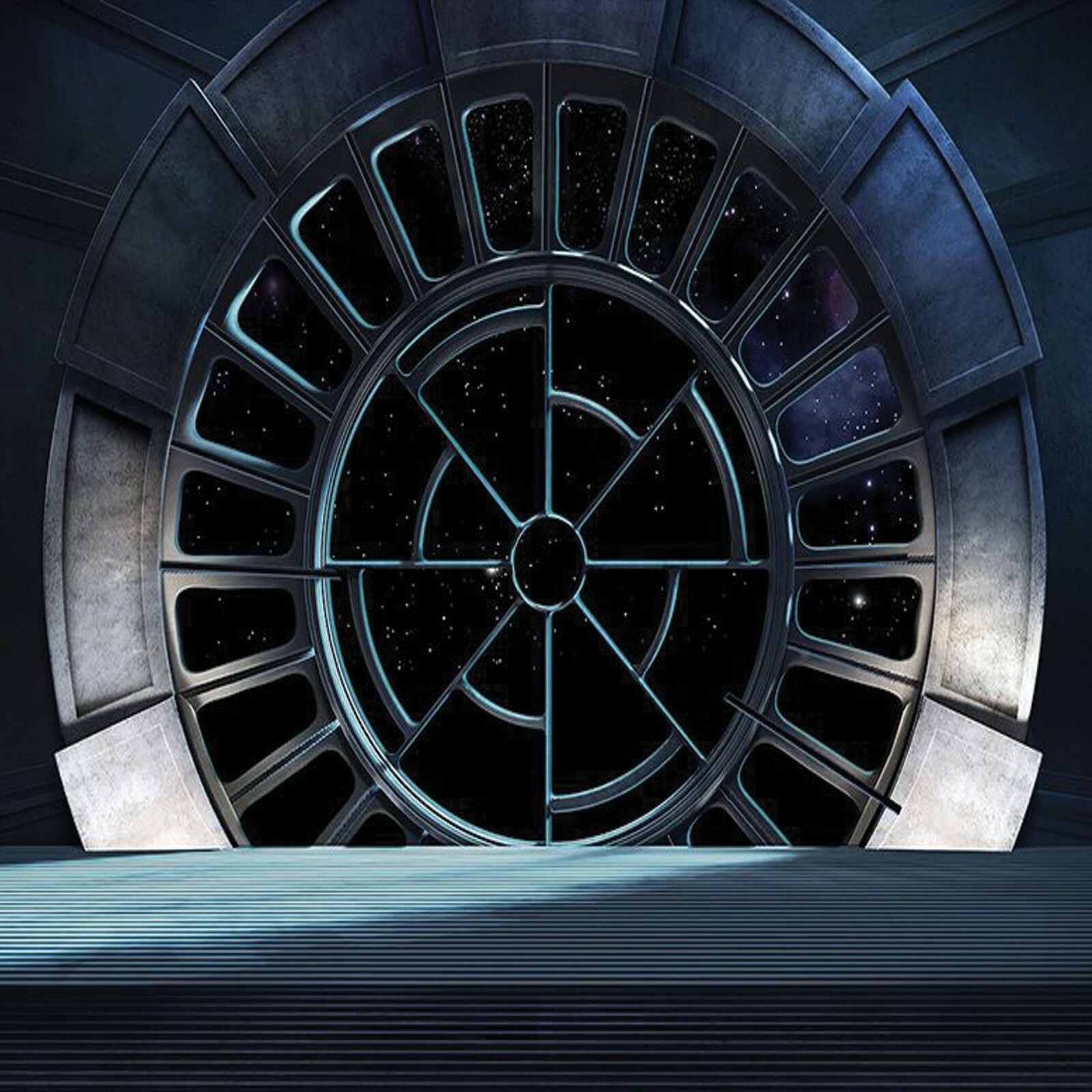 1/6th STAR WARS Emperor Throne Room IKEA Detolf 15×15 Diorama Backdrop