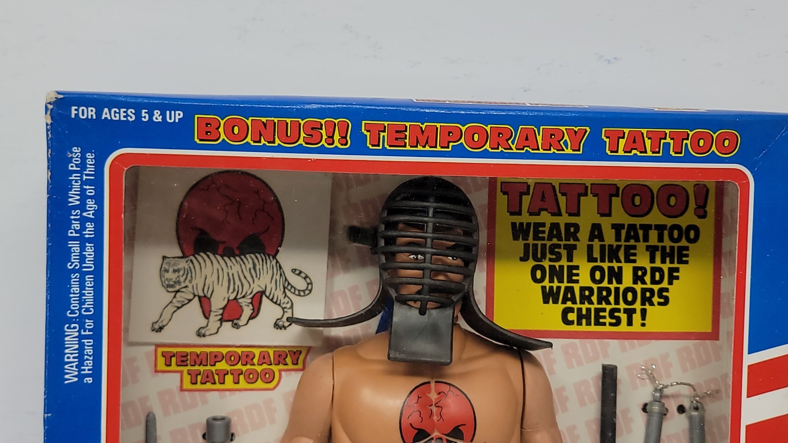 Rapid Deployment Force Kendo Warrior 12&Prime; Action Figure Play Set 1994 (Old Stock)