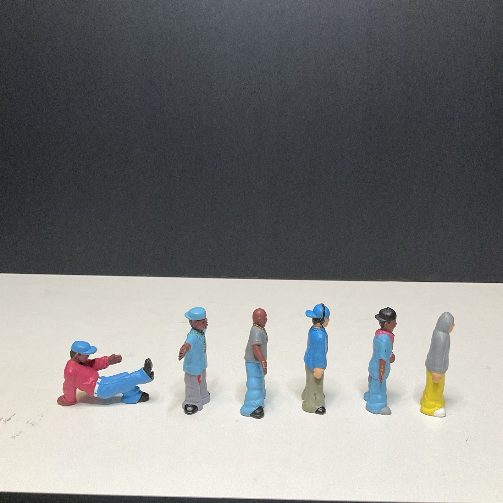 Vintage Lil Homies Playaz Figures 1:32 Lot of 6 Vending Machine Figures Y2K