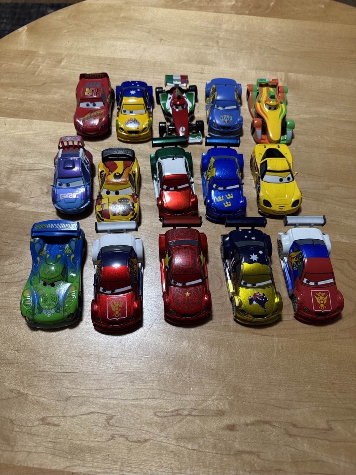 Disney Pixar Cars international racers Check photos For Conditions1/43 lot of 15