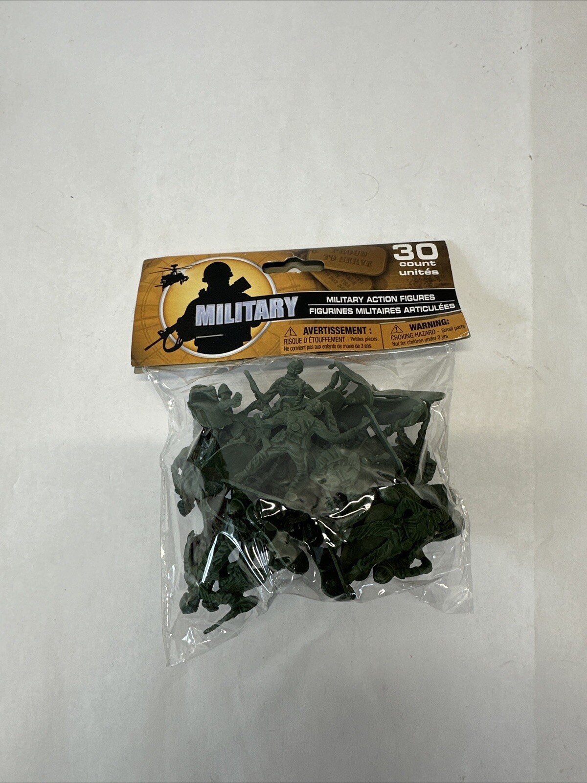 30 Military Action figures 2&Prime; Tall plastic soldiers in different poses