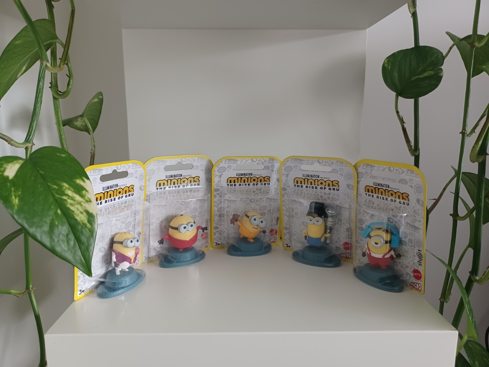 « MINIONS THE RISE OF GRU ». « MATTEL COLLECTION x 5 » « New » (SEALED) Cake Toppers.
