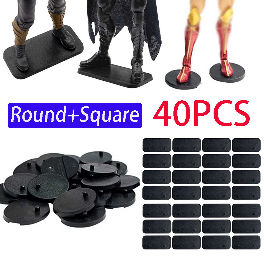 40PCS For 6&Prime; Action Figure DISPLAY STAND Action Figure Display Stand Base Holder