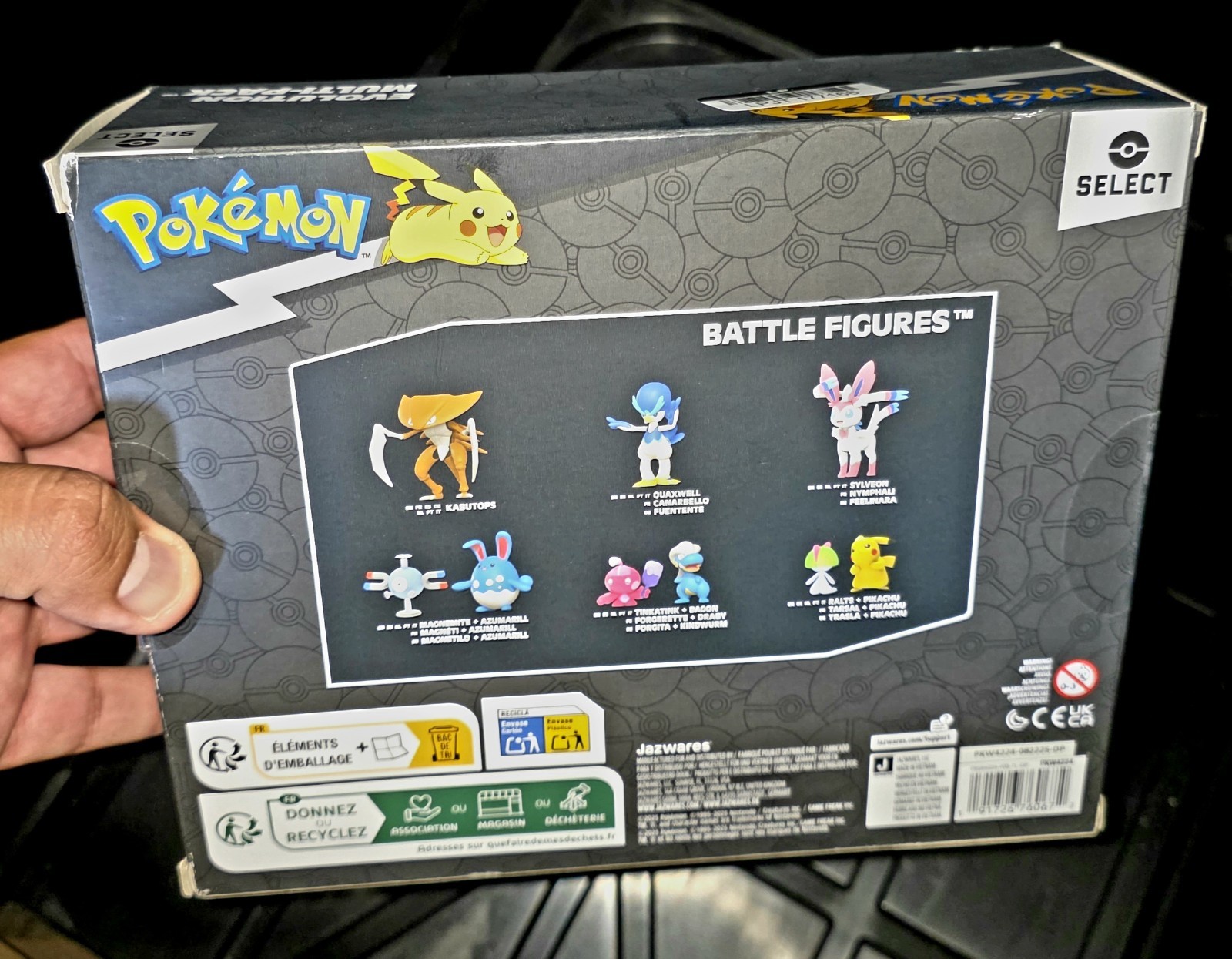Select Evolution Multi Pack 4 Eevee Leafeon Glaceon & Sylveon Special Finish (S1