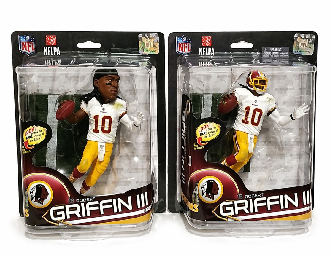 Robert Griffin III Mcfarlane NFL 32 Washington Redskins Action Figure Set /3000