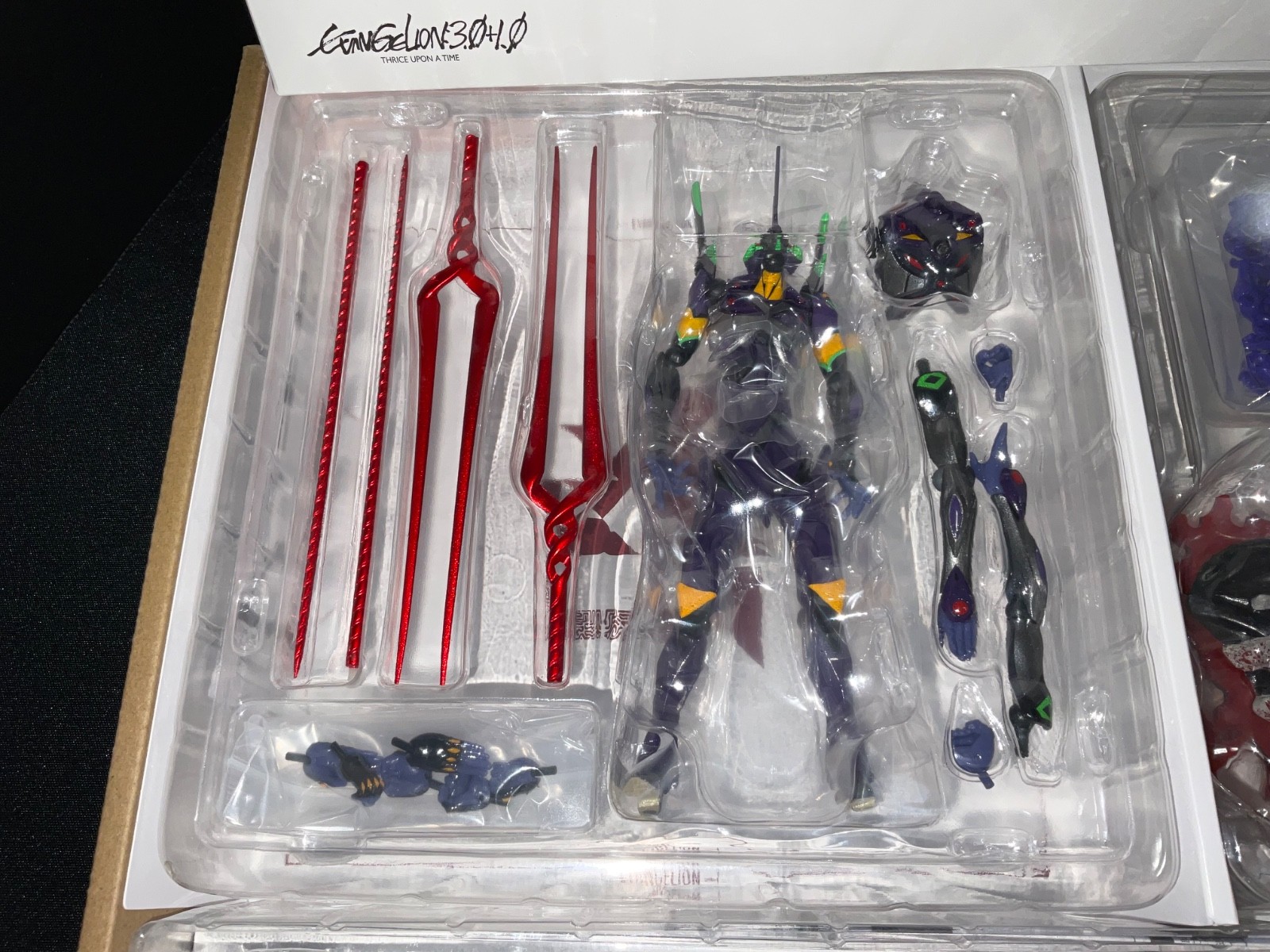 Kaiyodo Revoltech Evangelion Evolution EX TEST TYPE-01 & 13 & Spear Of Gaius