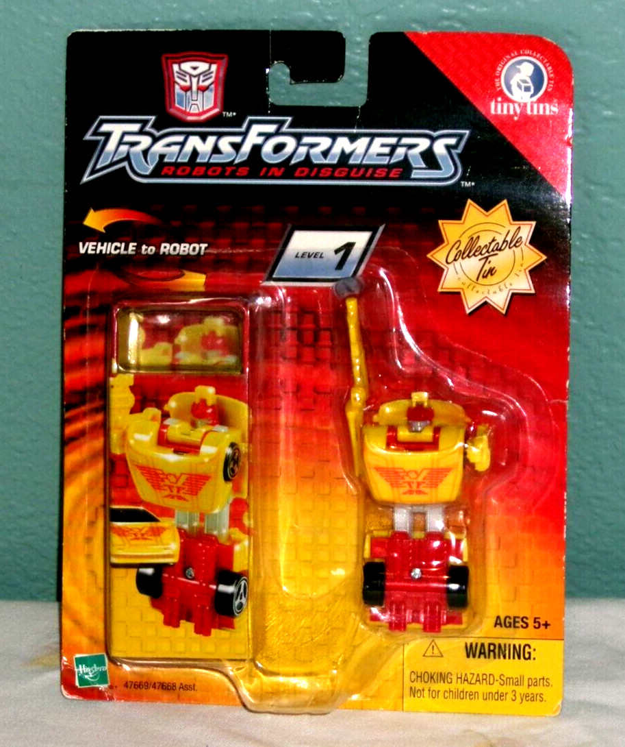 2003 Transformers Tiny Tins R.E.V. Collectible Tin Sealed/New 47669
