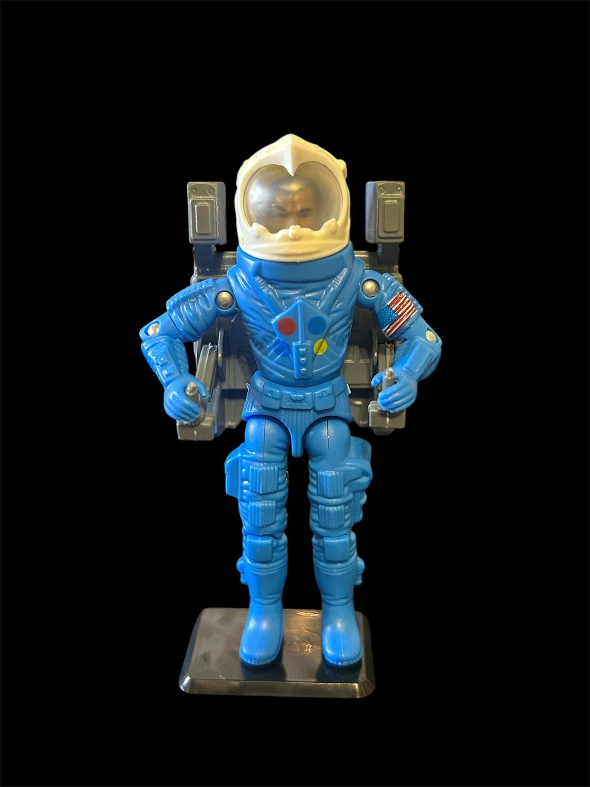Payload GI Joe Custom Black Major NASA Astronaut Defiant 1987 Vintage Style New!