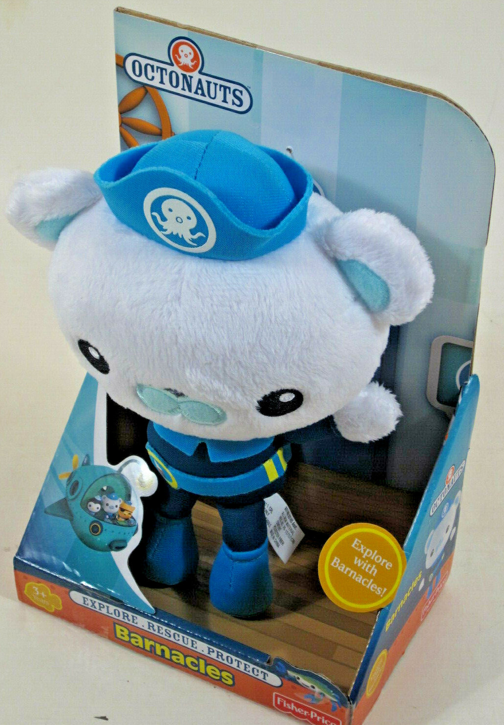 Fisher-Price Octonauts CAPTAIN BARNACLES 8-Inch Plush Figure NEW!