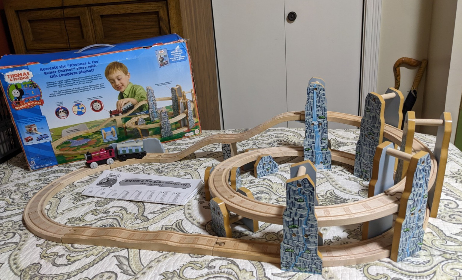 Thomas & Friends Wooden Railway – Rheneas and The Roller Coaster – Complete