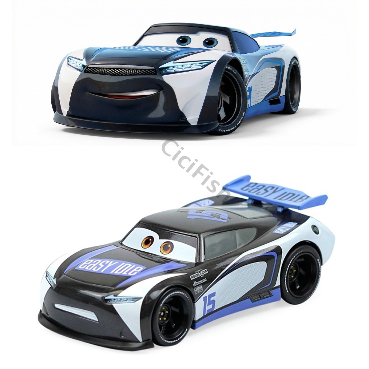 Disney Pixar Cars 3 – Harvey Rodcap (Easy Idle #15) – Next-Gen Racer Die-Cast 🌟