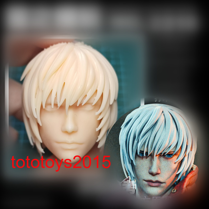 1:6 1:12 1:18 Dante Youth Handsome Head Sculpt for 12 » 6 » 3.75 »Figure Body