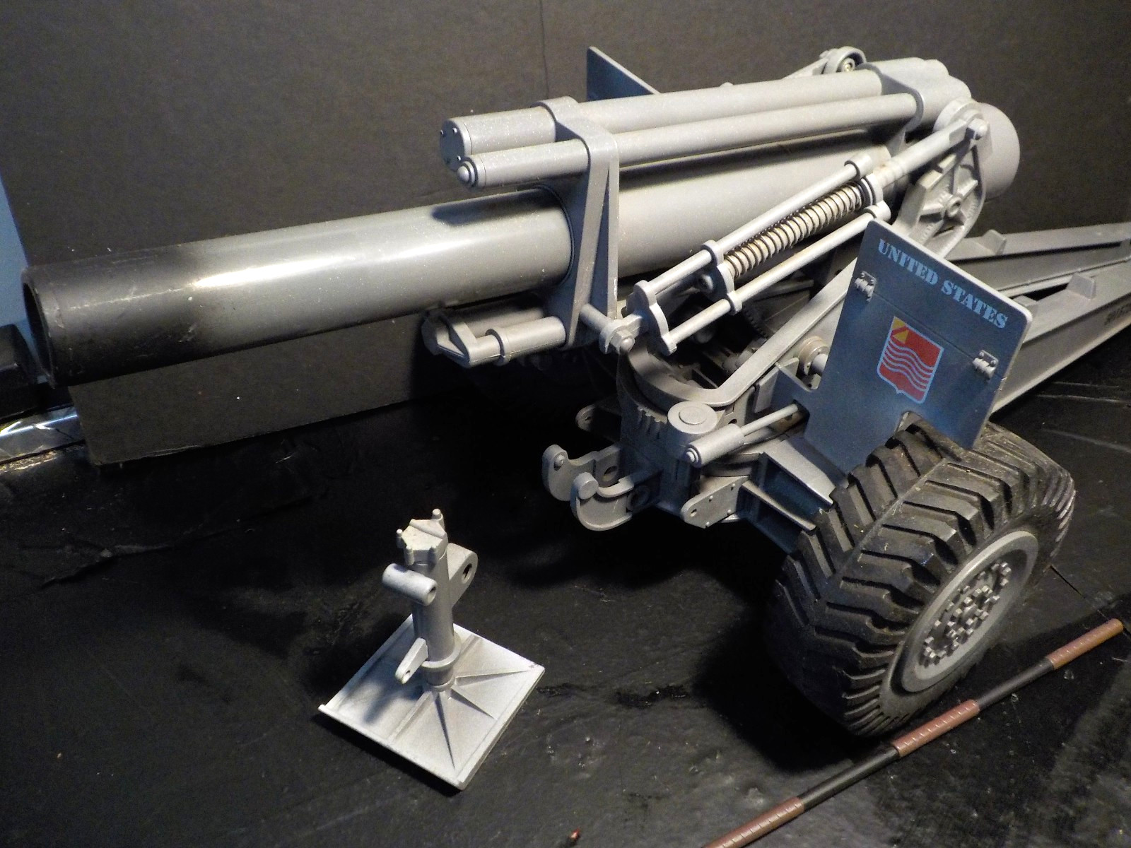 Hasbro 1/6 Scale GI Joe WWII US Army 155mm Howitzer Gun 12&Prime; action figure